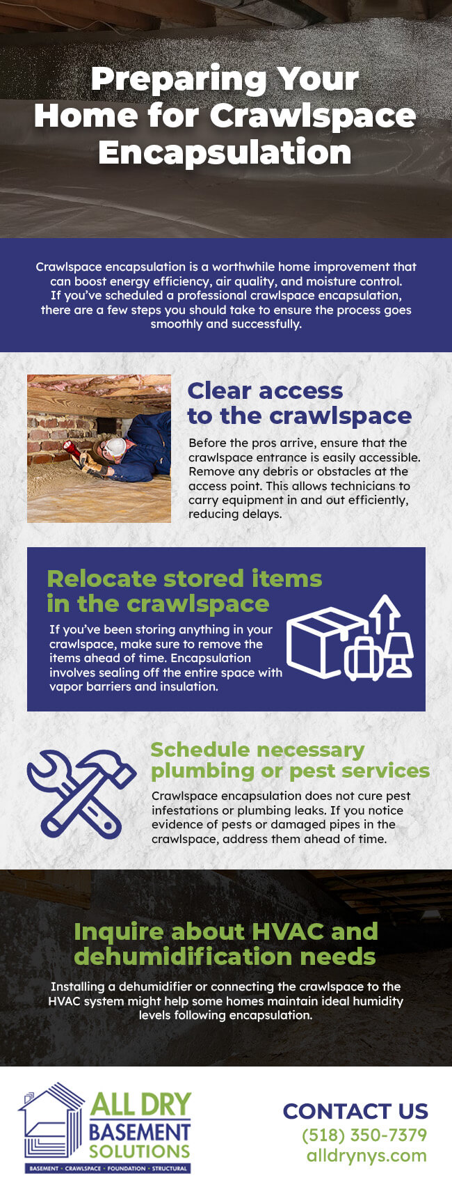 Preparing Your Home for Crawlspace Encapsulation